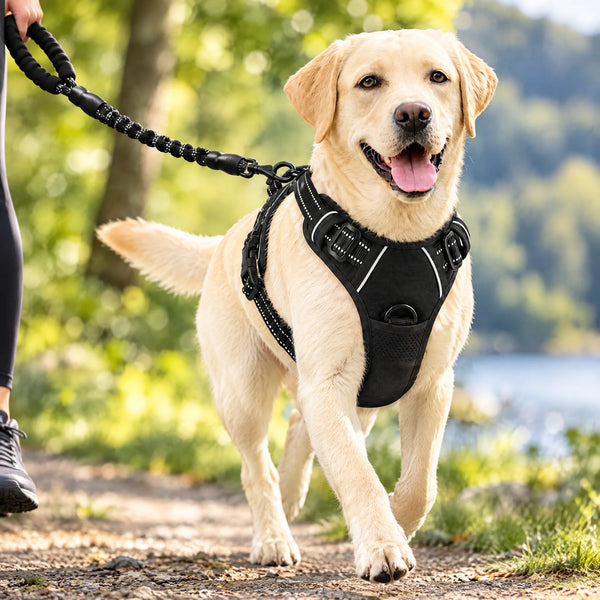Pechera Anti Tirones Para Perro Mascota Pretal Arnés + Correa