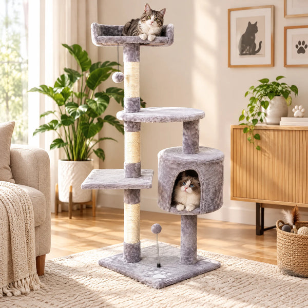 Rascador Grande para Gatos Torre Nido Escalador Mascota