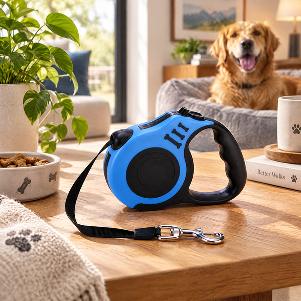 Correa Retráctil Automática para Perros Mascota