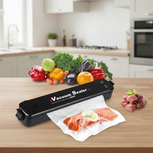 Maquina Selladora Al Vacío Empaqueta Alimentos + 10 Bolsas