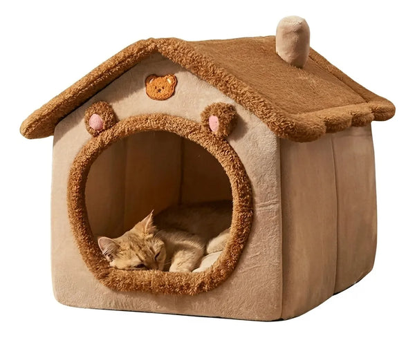 Casita Cucha Casa Para Mascota Afelpada
