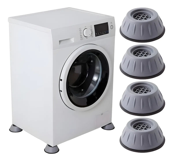 Soporte Base Pie Anti Vibración Lavarropa Antideslizante X4