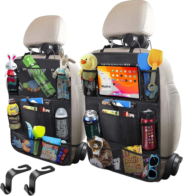 Organizador Auto Respaldo Asiento Tablet Varios Bolsillos