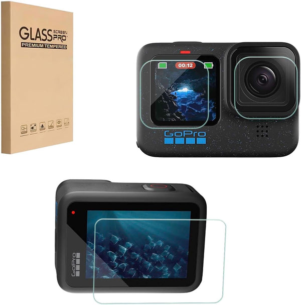 Vidrio Templado Protector Pantalla Lente Gopro Hero