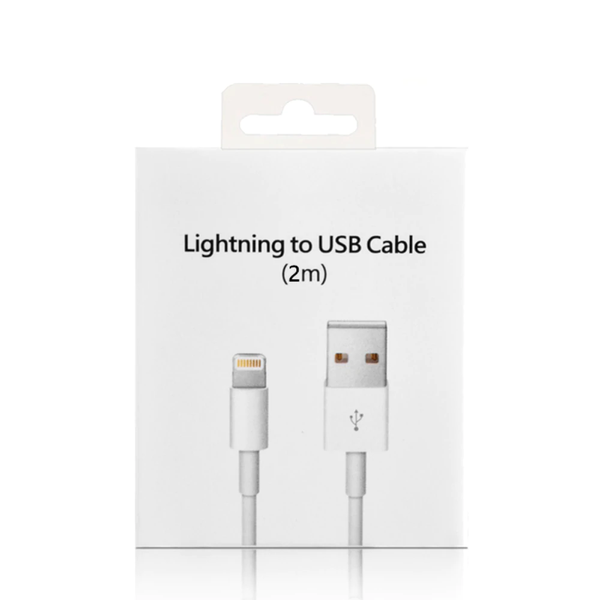 Cable Lightning Usb Cargador Compatible iPhone 2 Metros