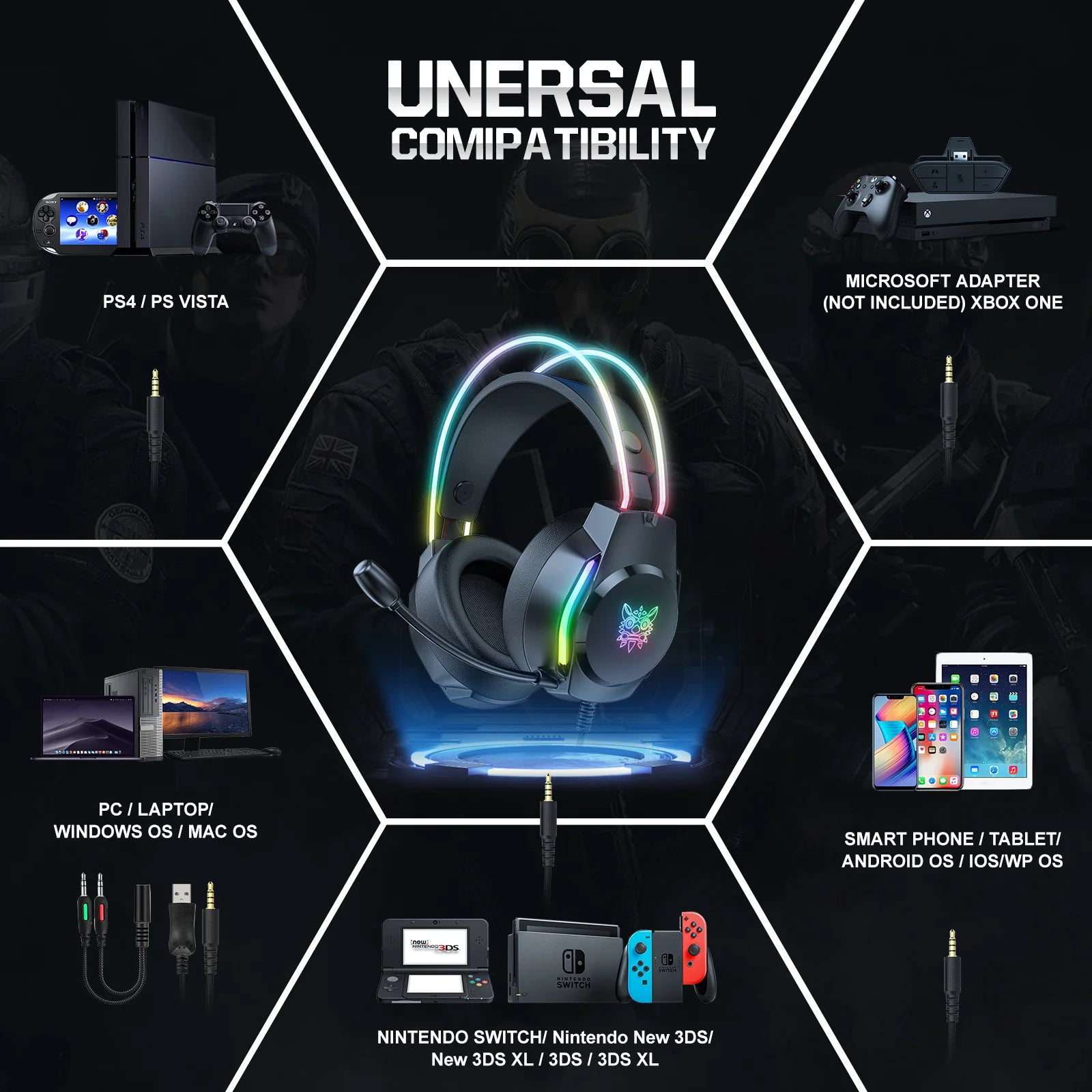 Auriculares Gamer X26 Onikuma
