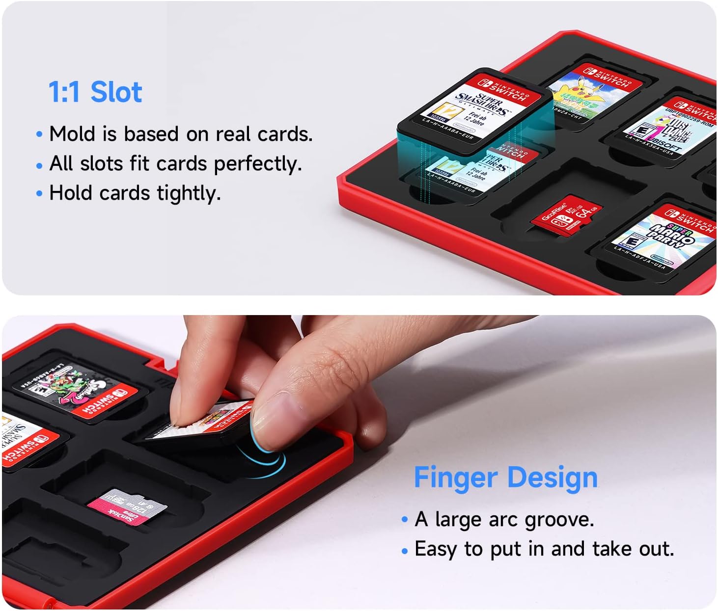 Estuche Case Juegos Nintendo Switch