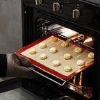 Tapete De Silicona Antiadherente Pasteleria Macarons Cookies Marrón