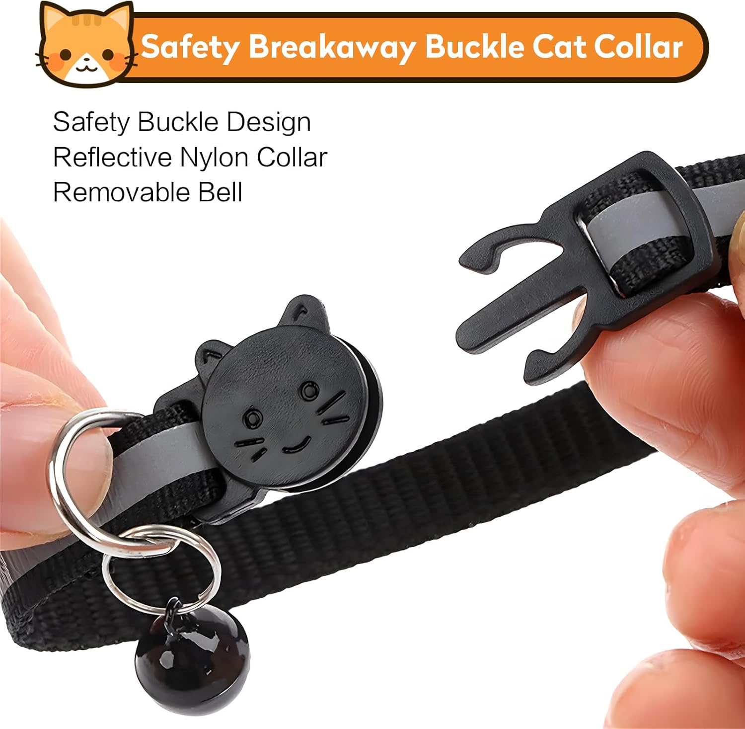 Collar Regulable Cascabel Para Gato Soporte Porta Airtag