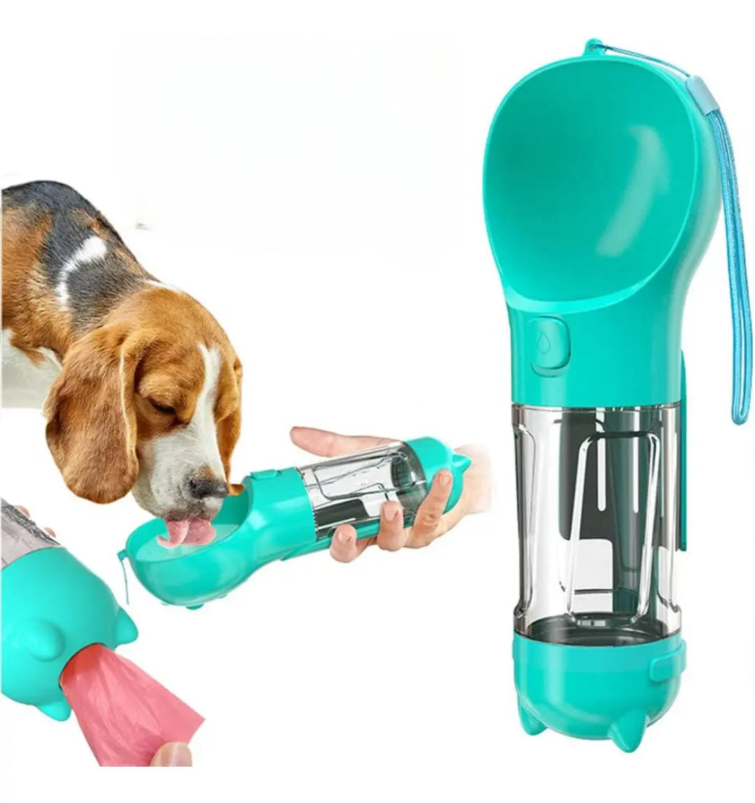 Botella Bebedero Portátil Para Mascotas Paseo Bolsas Perros