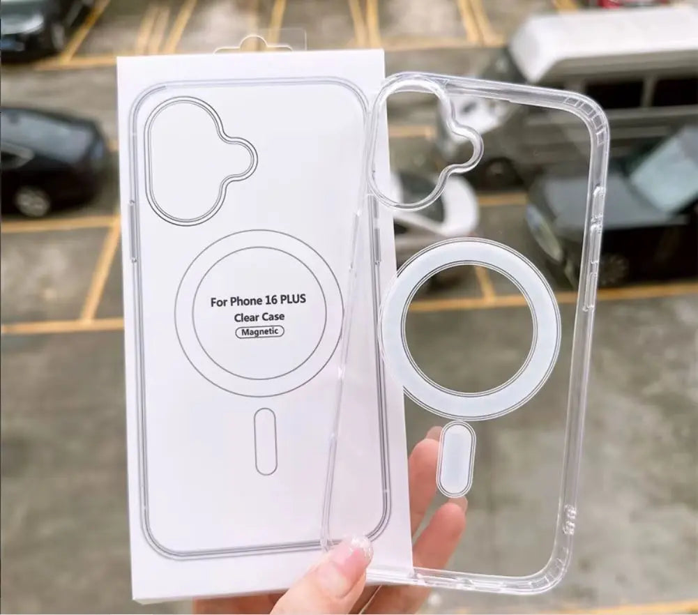 Protector Case Transparente Magsafe IPhone 16 Plus 16 Pro Max