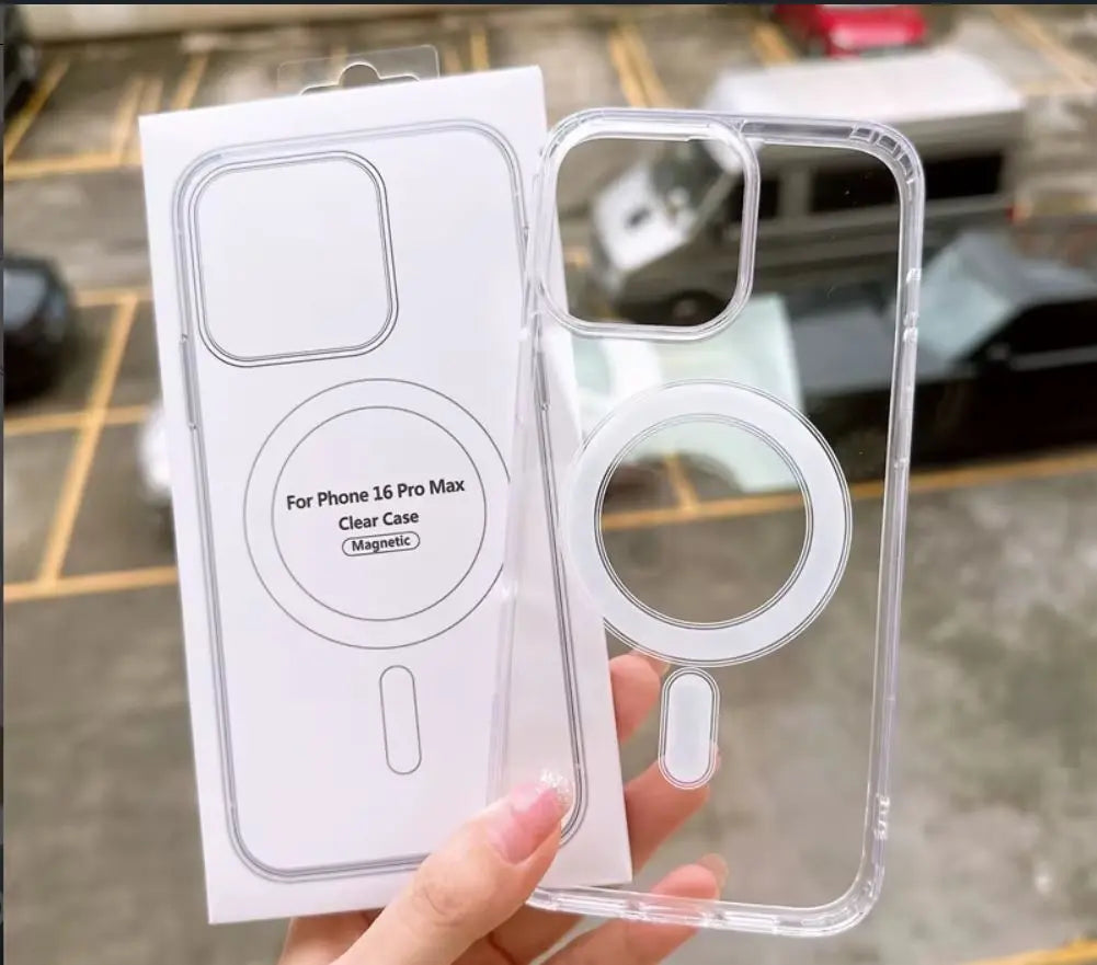 Protector Case Transparente Magsafe IPhone 16 Plus 16 Pro Max