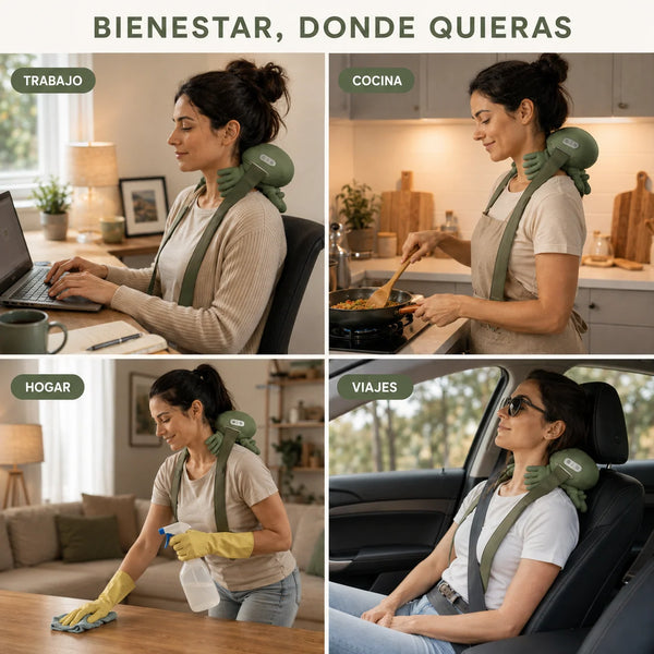 Masajeador Cuello Espalda Pantorrilla Pies Calor