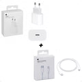 Ficha Cargador USB-C 20W + Cable Lightning USB-C 1MT