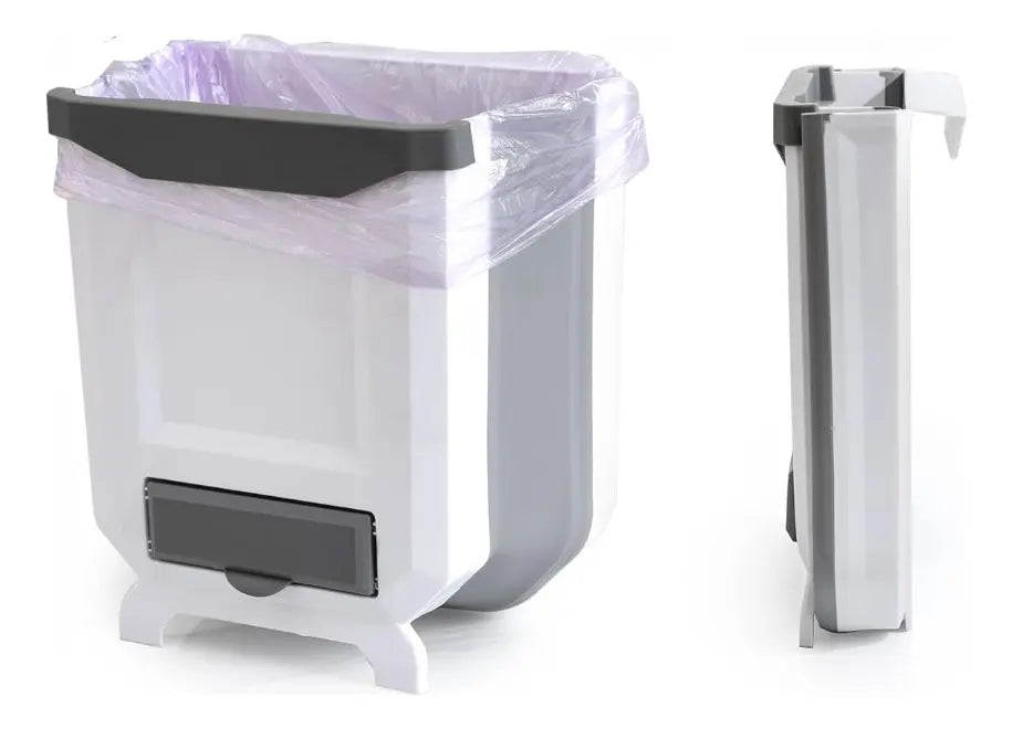 Papelera Cesto Colgante Plegable Tacho Basura