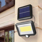 Foco Lámpara Solar Led Sensor Movimiento Exterior