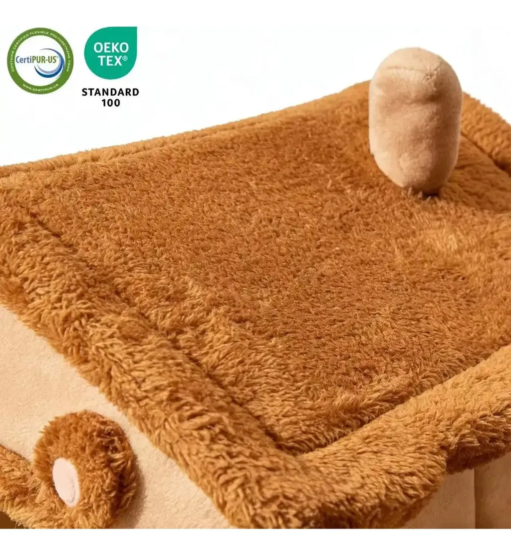 Casita Cucha Casa Para Mascota Afelpada
