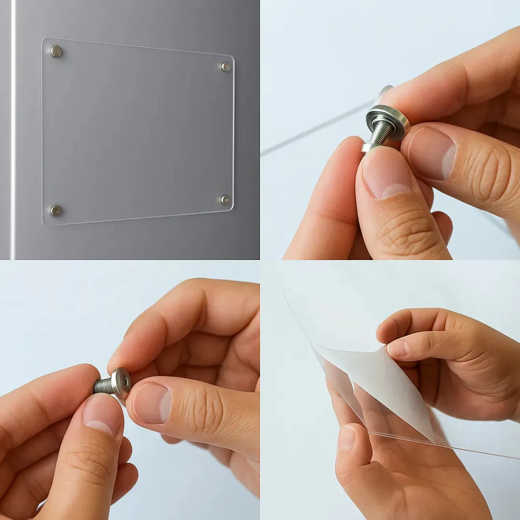 Pizarra Acrilica Magnetica Planificador Heladera Organizador