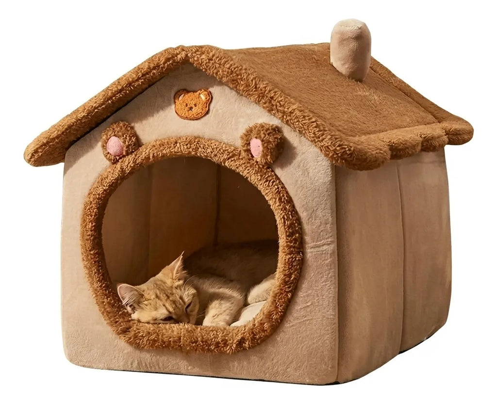 Casita Cucha Casa Para Mascota Afelpada