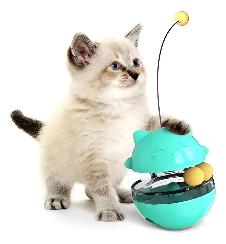 Juguete Interactivo Dispensador Alimento Para Perros Y Gatos