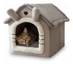 Casita Cucha Casa Para Mascota Afelpada