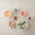 Set 6 Tapas Silicona Ajustables Para Alimentos Reutilizables