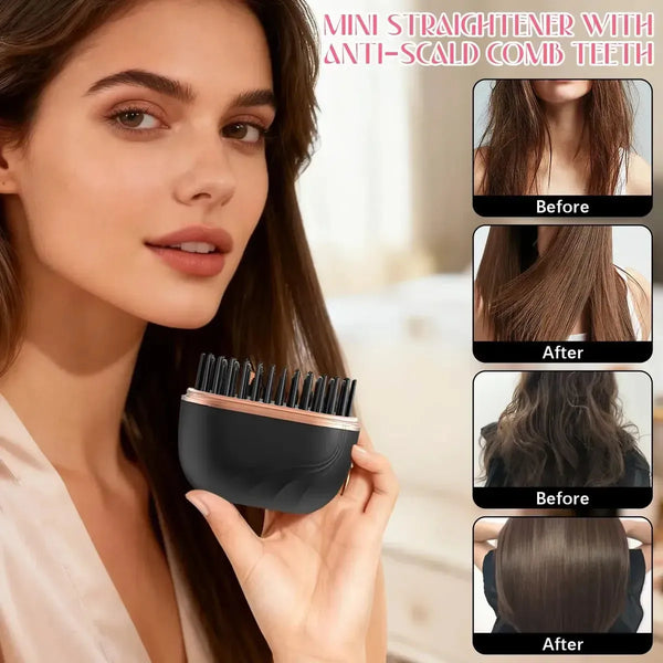 Cepillo Alisador Inalámbrico Portátil para Cabello