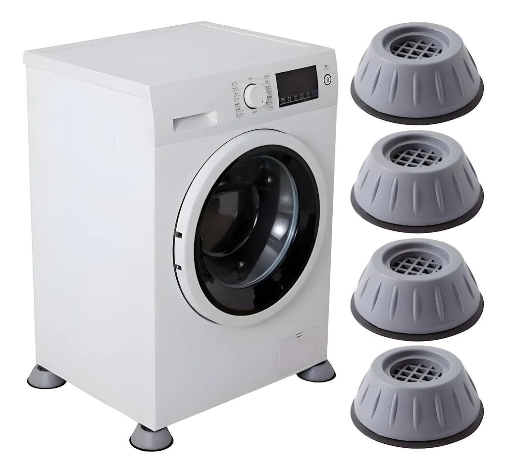 Soporte Base Pie Anti Vibración Lavarropa Antideslizante X4