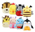 Mochila Jardin Infantil Tela Peluche Animales Niños Niñas