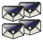 Set x4 Foco Lampara Solar Led Exterior Sensor