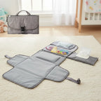 Cambiador Para Bebes Con Bolsillos Impermeable Paseo Viajes