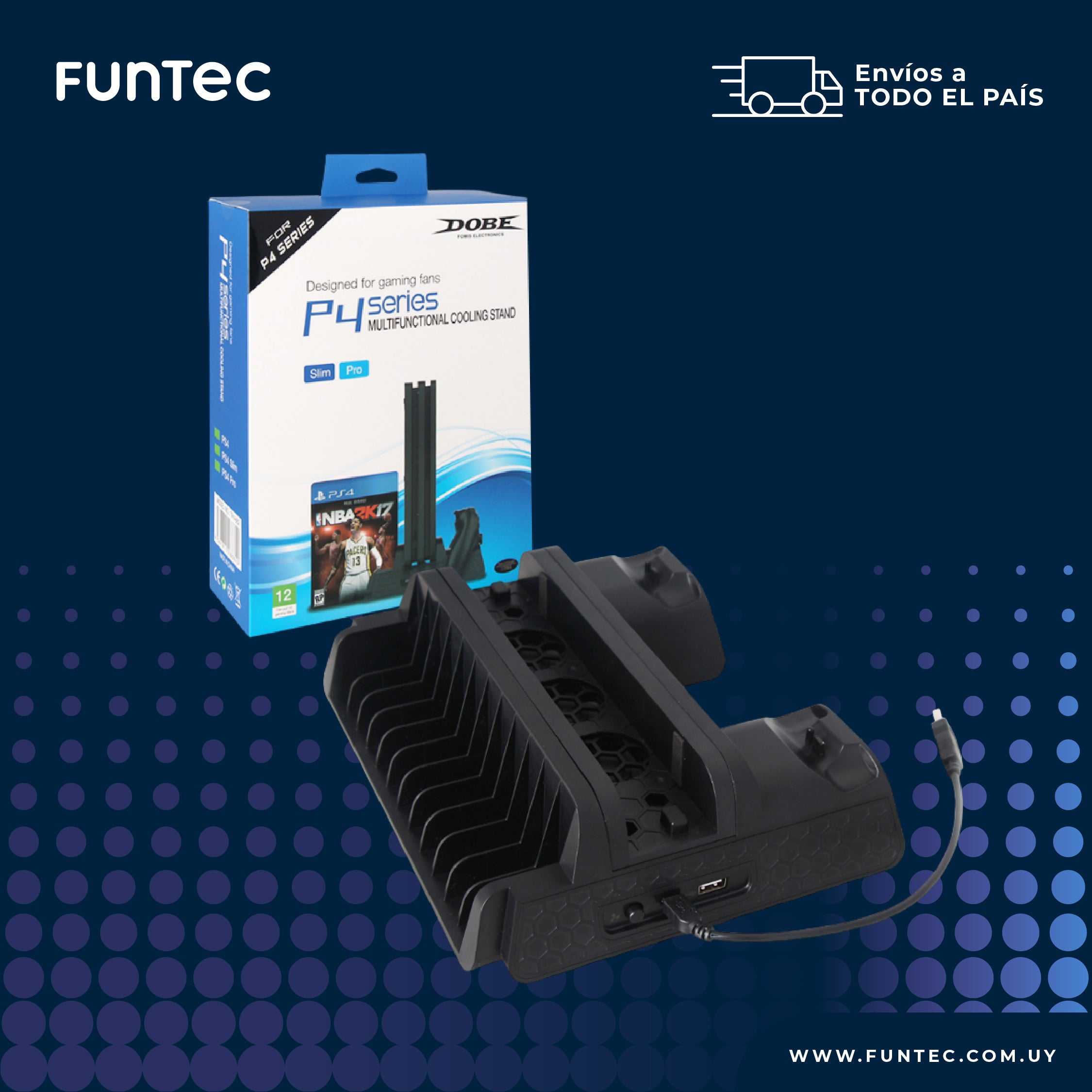 Base de Carga Soporte Ps4