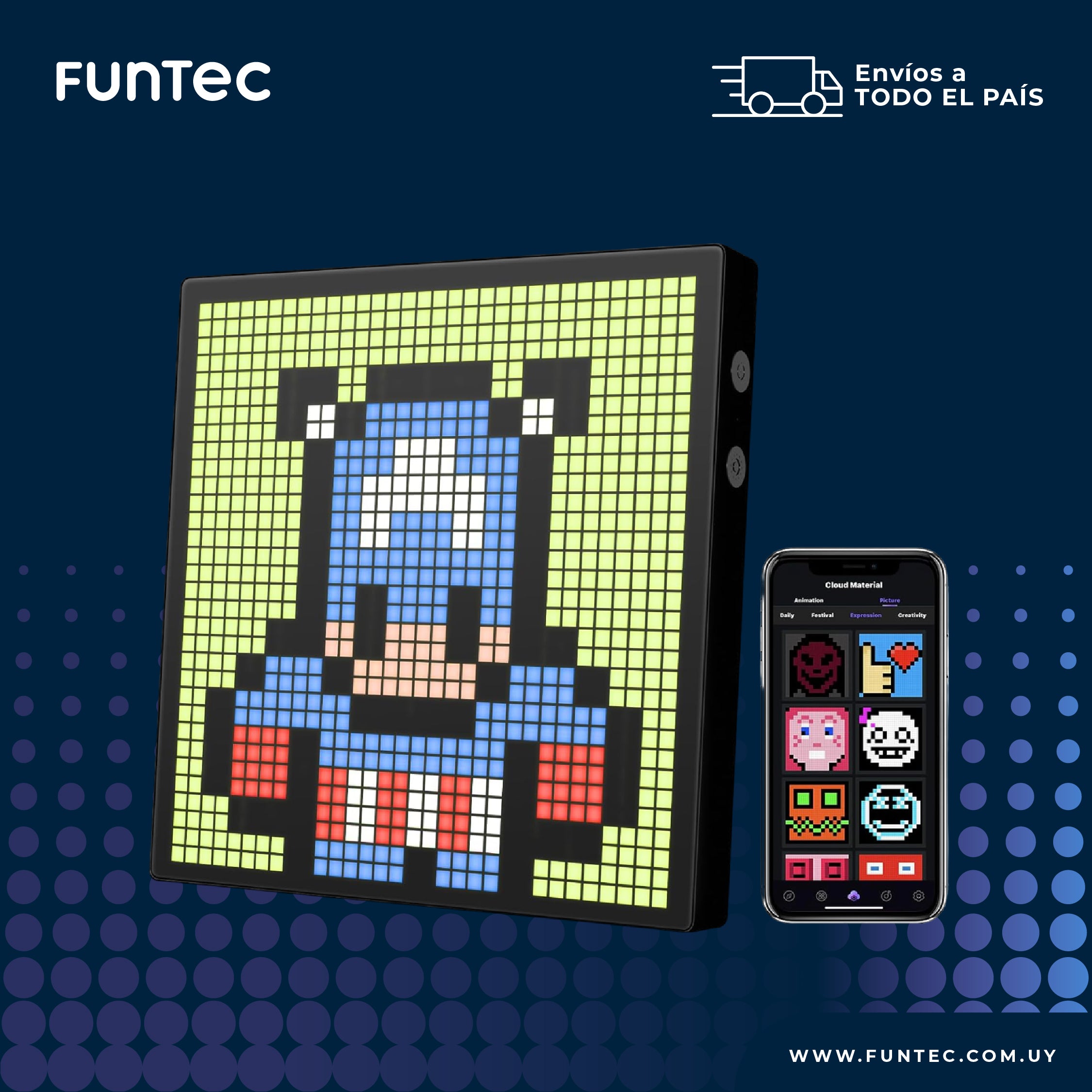 Display Pixel Art RGB