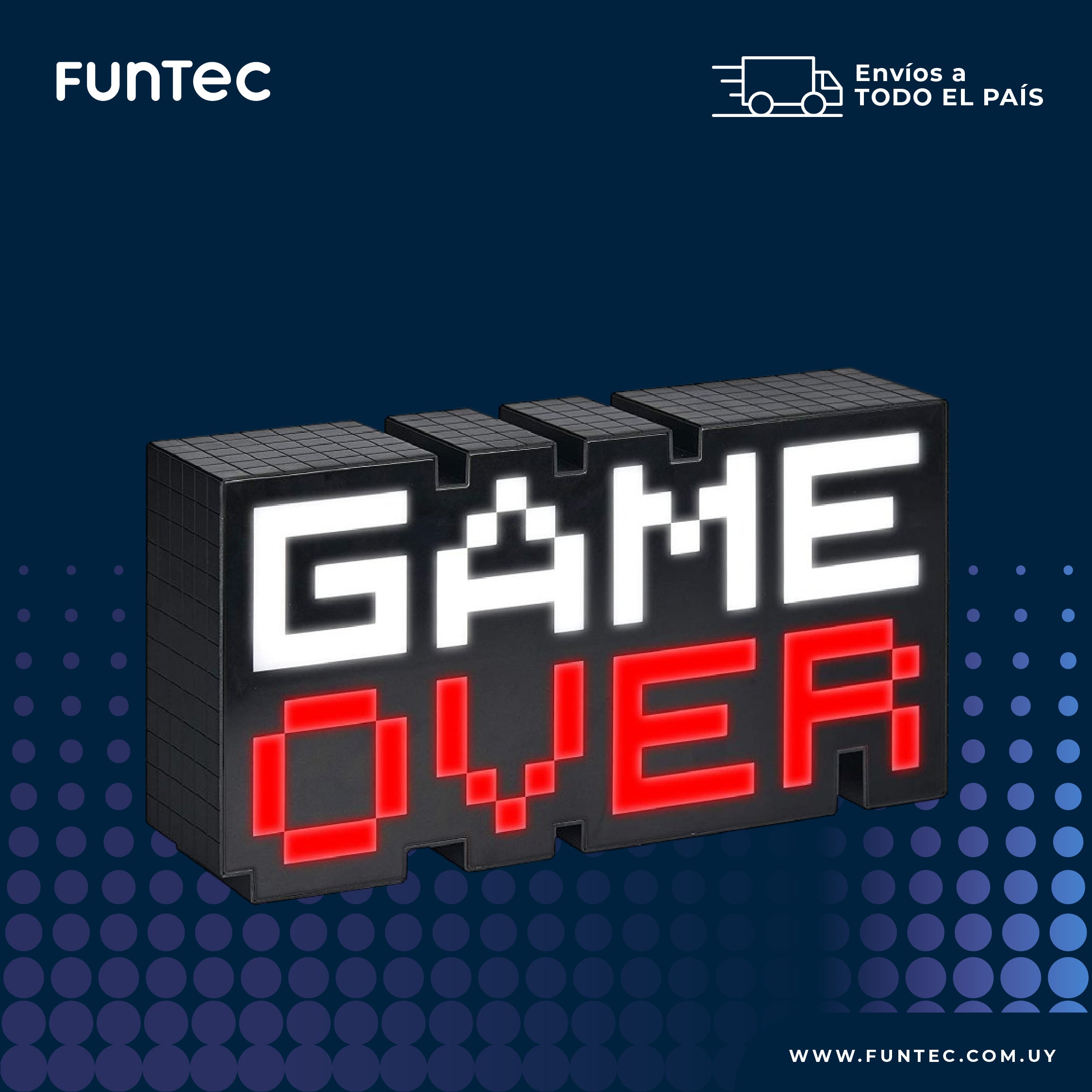 Lampara Gamer Game Over