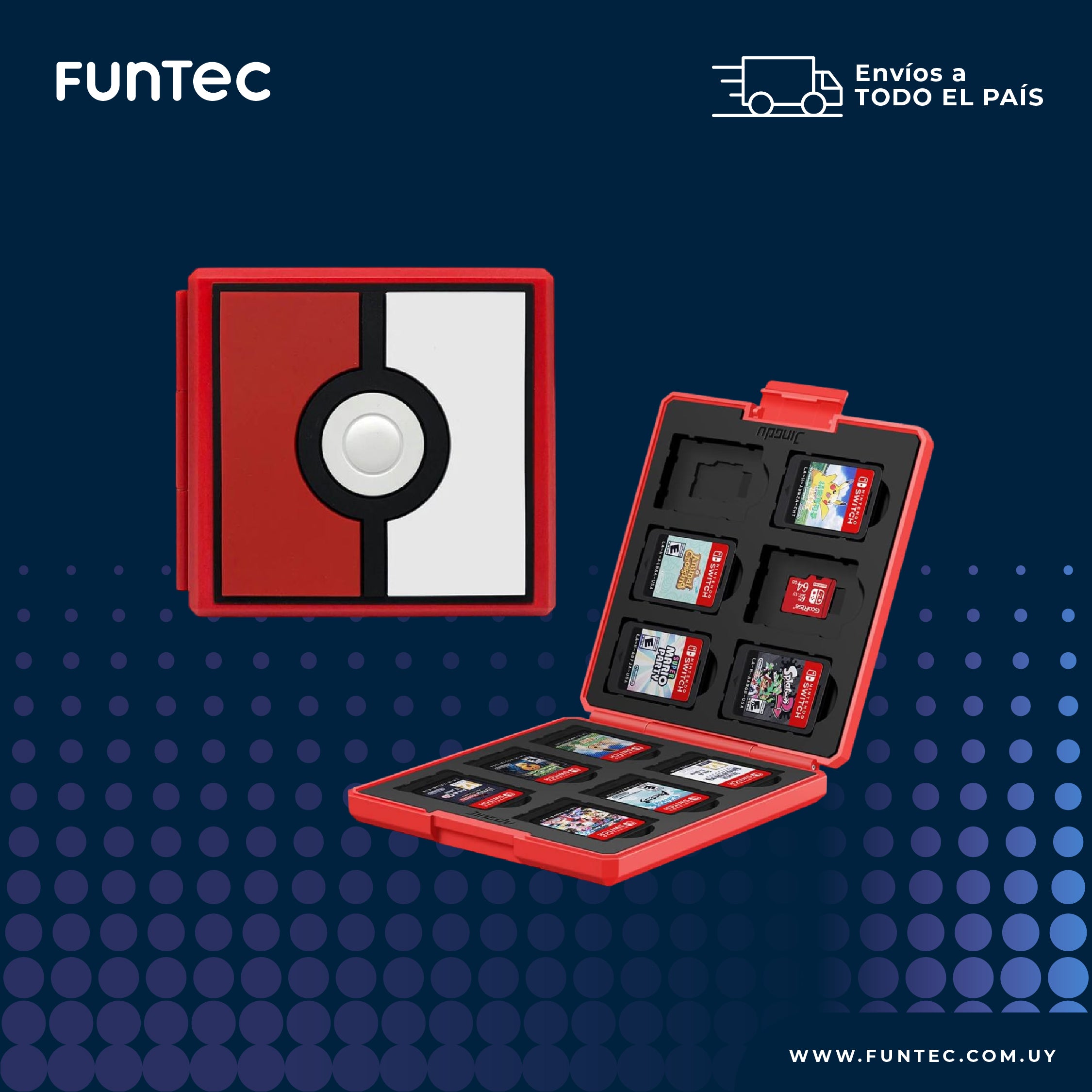 Estuche Case Juegos Nintendo Switch