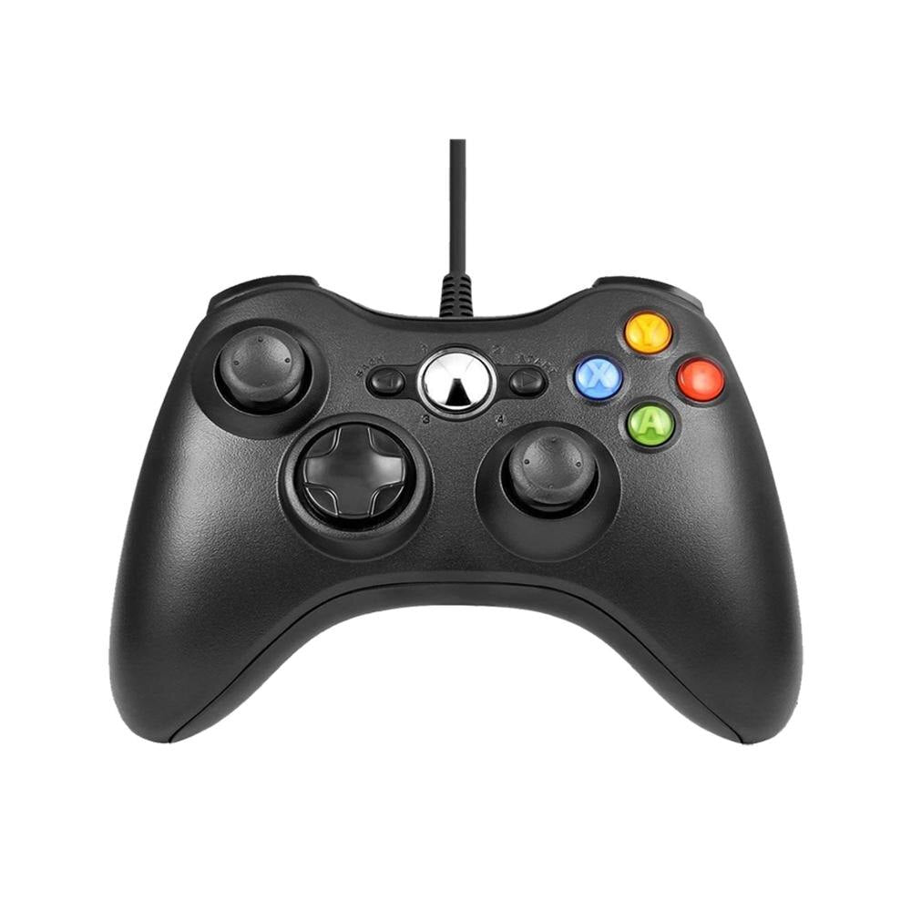Control Joystick Xbox 360 Compatible Cableado Negro