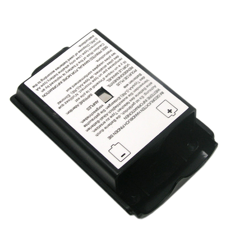 Tapa Trasera Porta Pilas Joystick Xbox 360 Negra