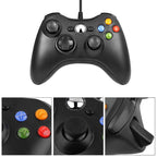 Control Joystick Xbox 360 Compatible Cableado Negro