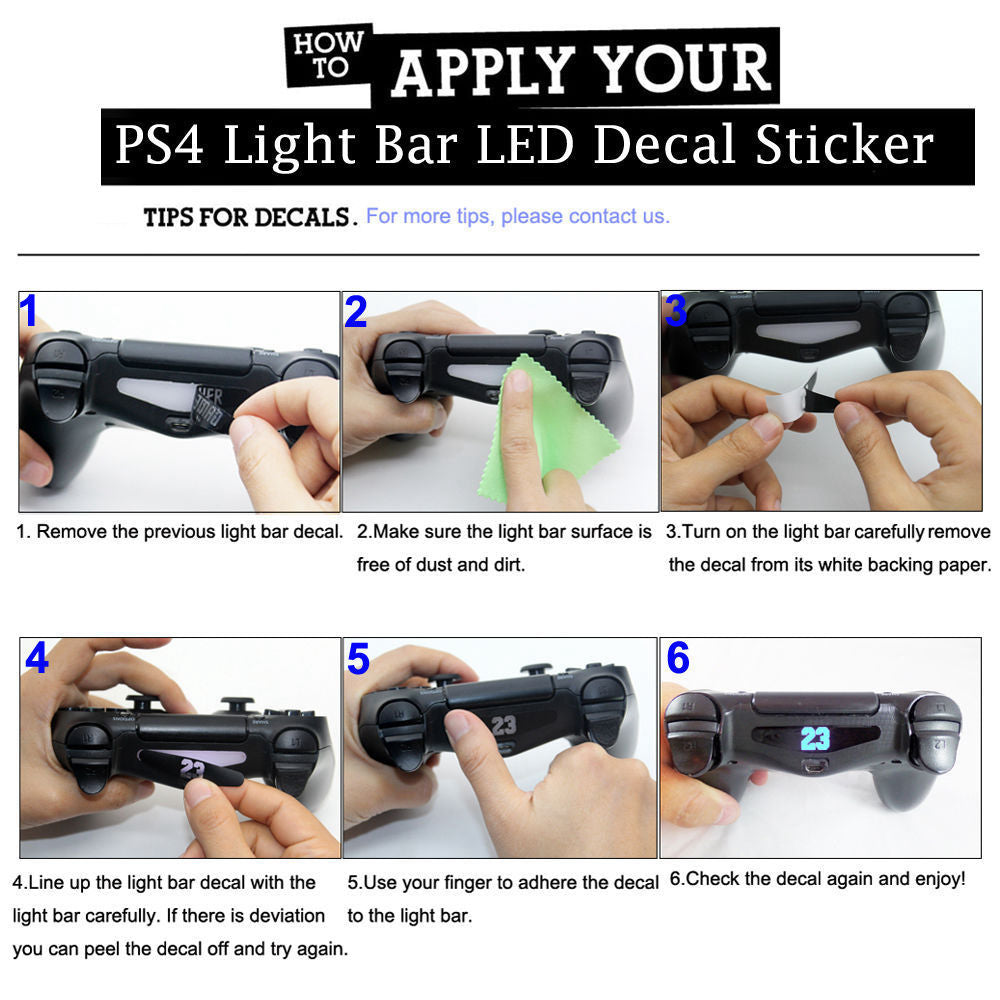 Sticker Skin LED Control Joystick Play 4 Ps4 Dualshock