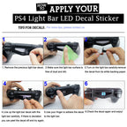 Sticker Skin LED Control Joystick Play 4 Ps4 Dualshock