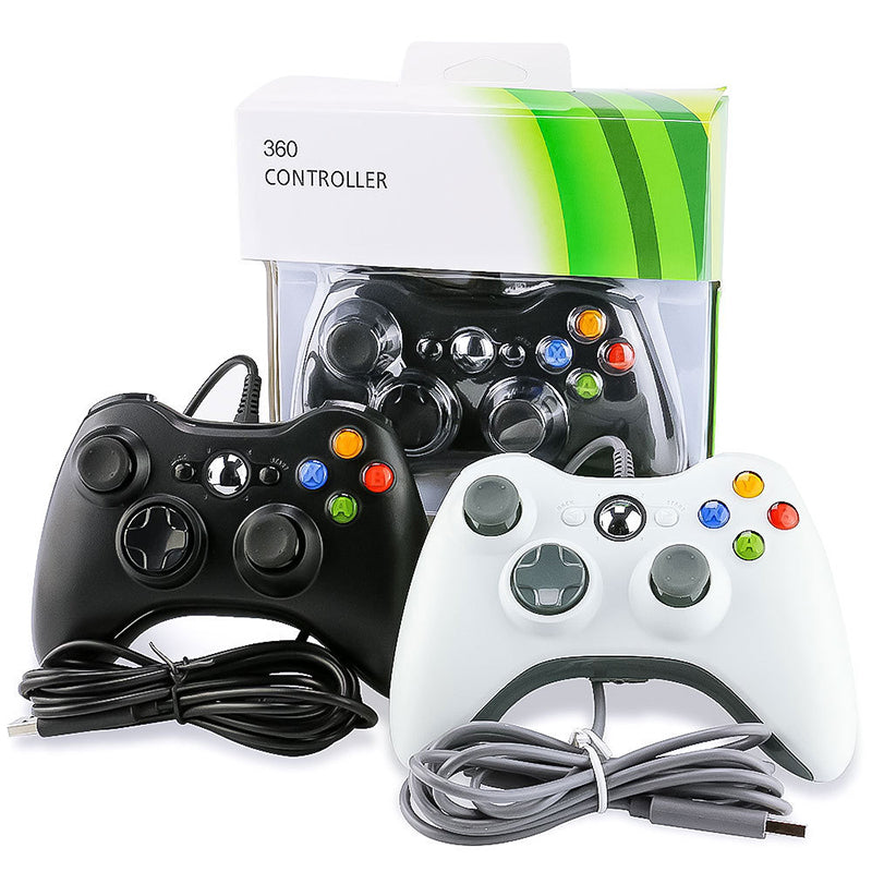 Control Joystick Xbox 360 Compatible Cableado Negro