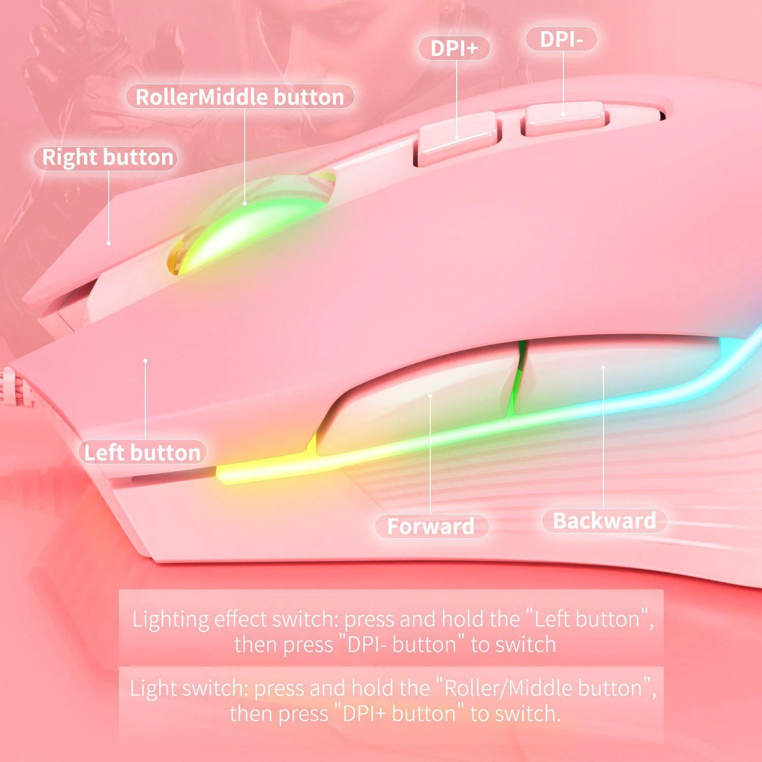 Mouse Gamer CW905 Onikuma