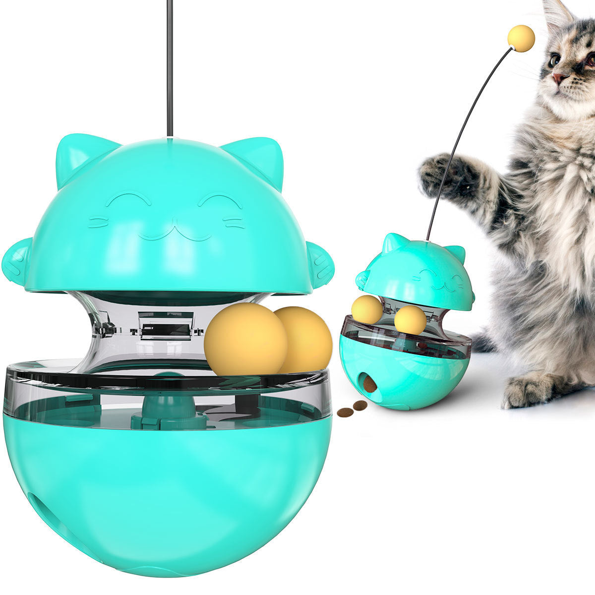 Juguete Interactivo Dispensador Alimento Para Perros Y Gatos