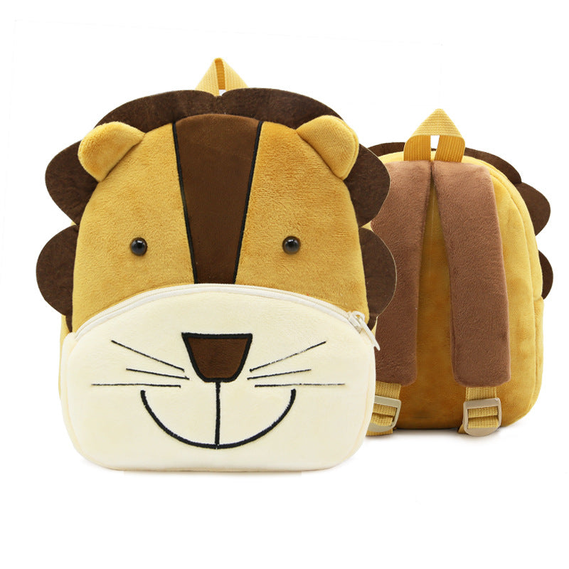 Mochila Jardin Infantil Tela Peluche Animales Niños Niñas