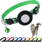 Collar Regulable Cascabel Para Gato Soporte Porta Airtag