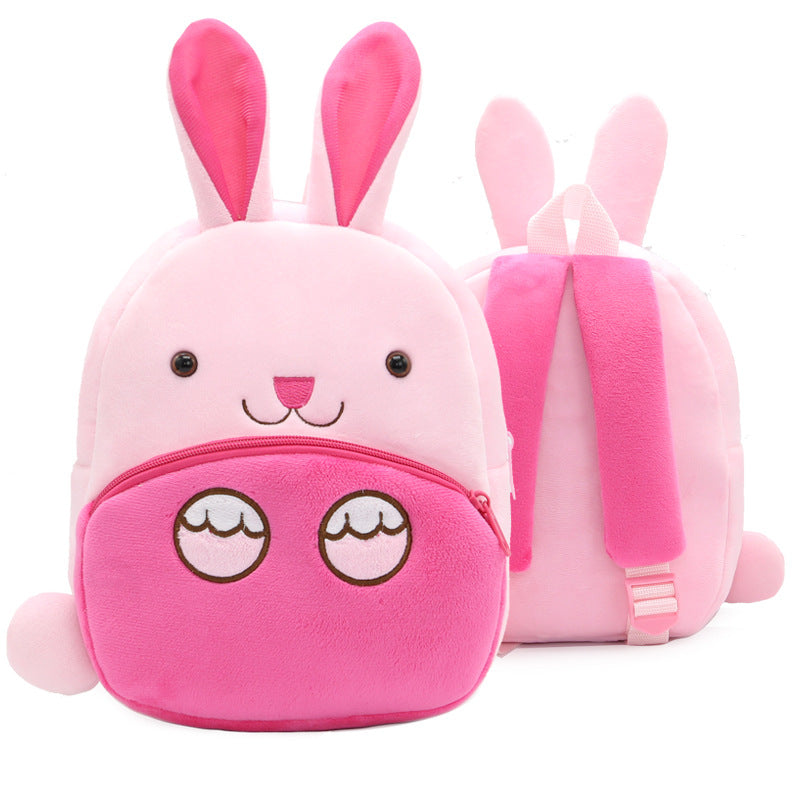Mochila Jardin Infantil Tela Peluche Animales Niños Niñas