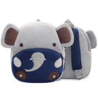 Mochila Jardin Infantil Tela Peluche Animales Niños Niñas