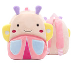 Mochila Jardin Infantil Tela Peluche Animales Niños Niñas