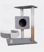 Rascador Para Gatos Torre Juego Cama Nido Escalador Mascota