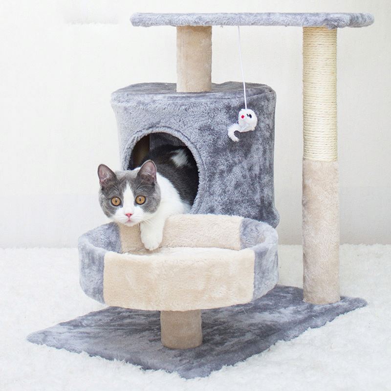 Rascador Para Gatos Torre Juego Cama Nido Escalador Mascota